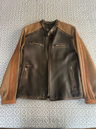 Cazadora piel M cafe racer
