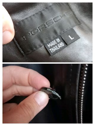 Giaccone in vera pelle - Porsche