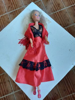 Vestito Barbie con scialle 