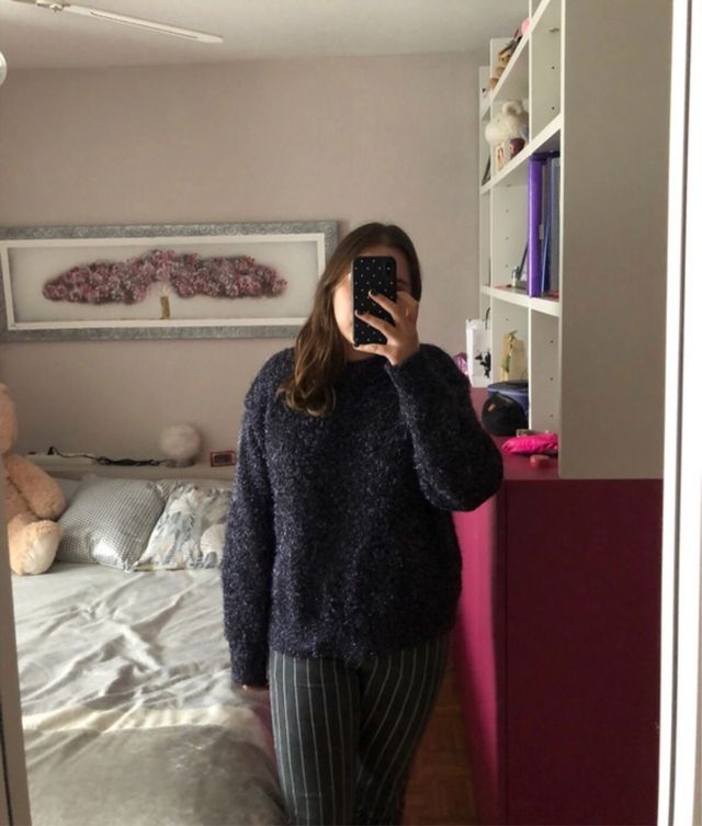 Jersey gordito negro H&M