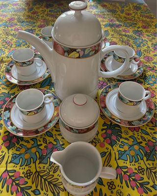 Set bicchieri caffè, zuccheriera, bricco Friesland