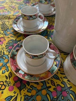 Set bicchieri caffè, zuccheriera, bricco Friesland