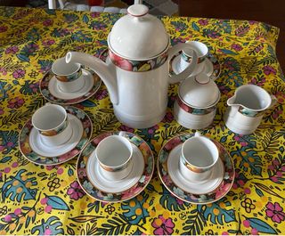 Set bicchieri caffè, zuccheriera, bricco Friesland