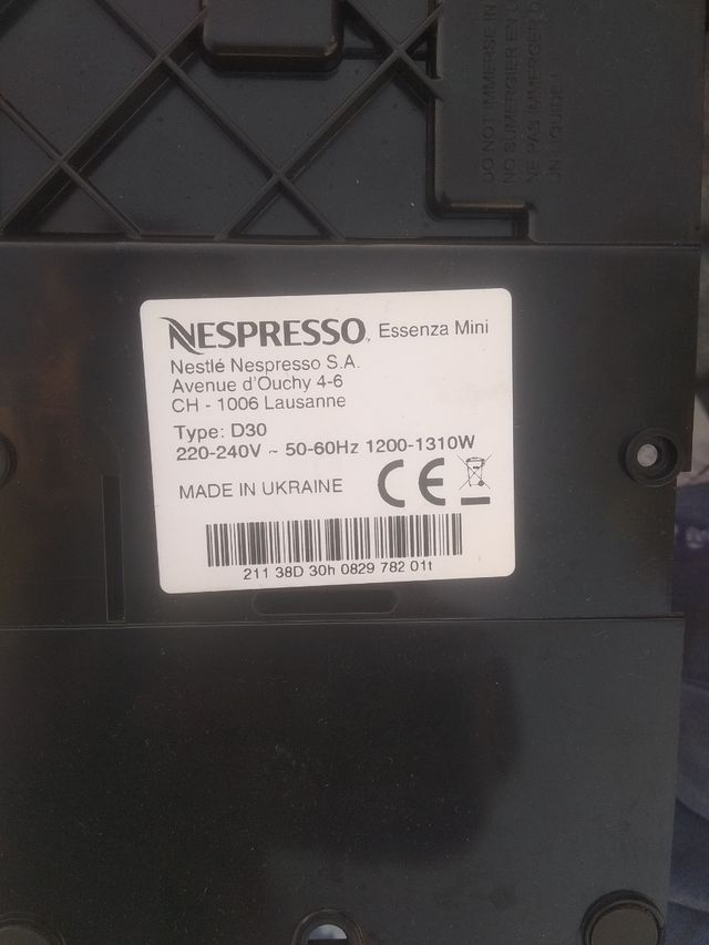 Depósito de agua Nespresso
