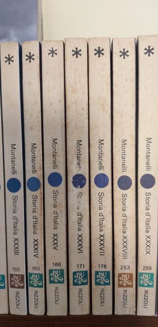 Storia D'Italia, Indro Montanelli, 39 volumi