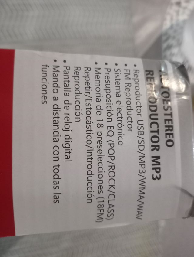 Reproductor MP3 para coche