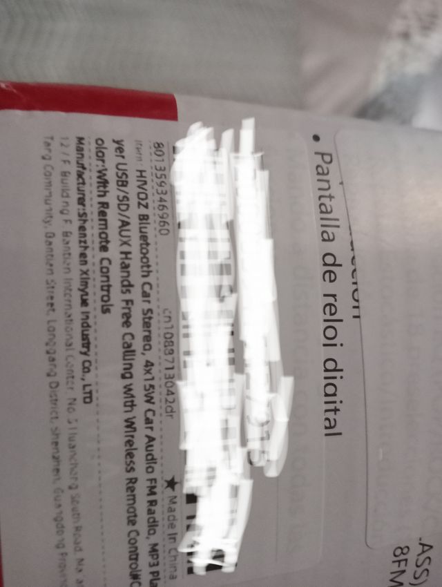 Reproductor MP3 para coche