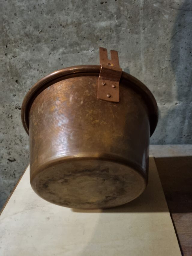 Pentola paiolo per polenta in rame Ardes