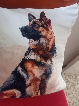 Cojín de Pastor Alemán Nuevo