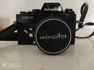 Cámara fotos minolta