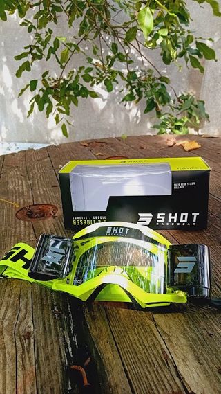 Óculos C / Roll-off ASSAULT 2.0 SOLID Amarelo Neon