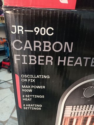 Stufa a fibra di carbonio dà 900w