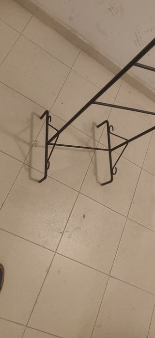 Toallero hierro antiguo