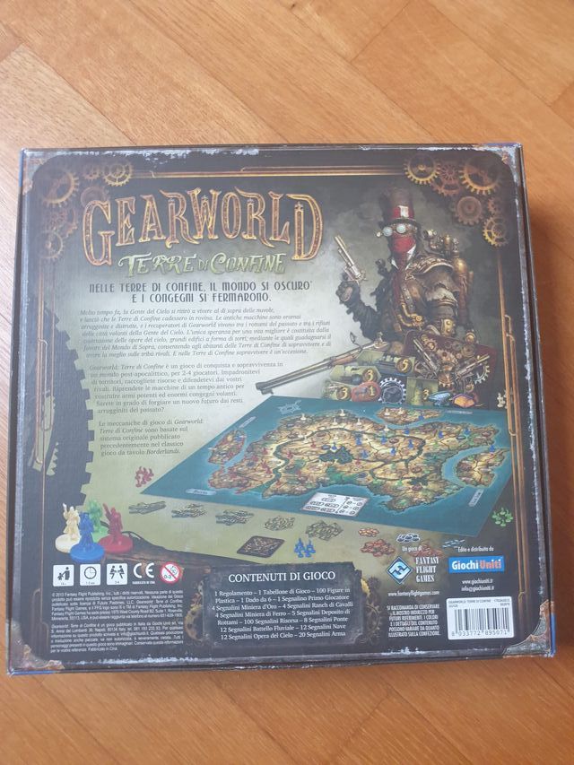 GEARWORLD, terre di confine-Gioco da tavolo (ITA)