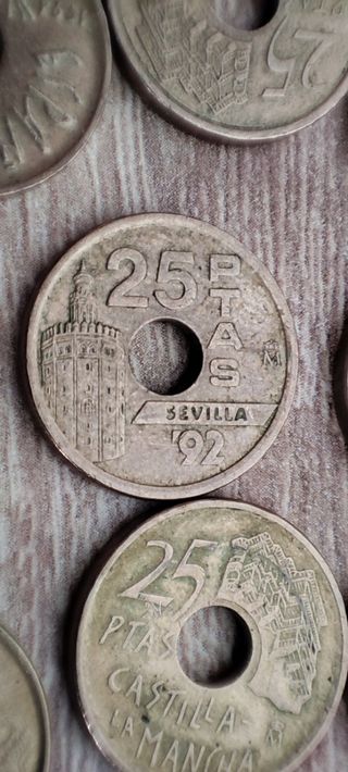 Monedas 25 pesetas
