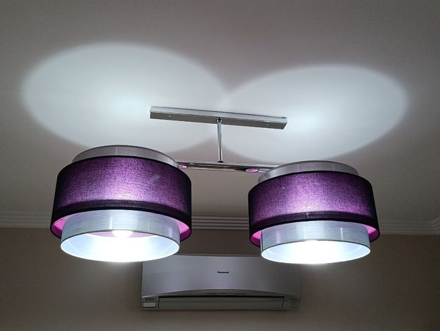 Conjunto lámpara de pie y techo