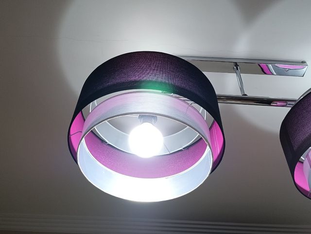 Conjunto lámpara de pie y techo