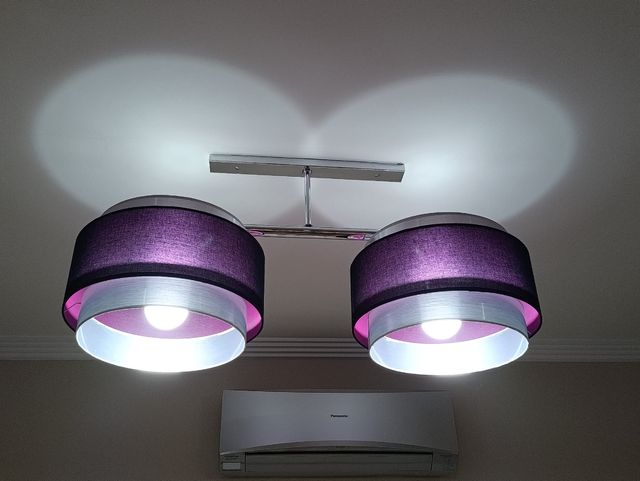 Conjunto lámpara de pie y techo