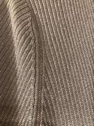 Elegante chaqueta color plata. New look. S/M