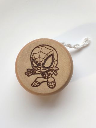 Yoyo Spiderman Artesanal Madera