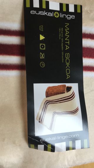 Manta de sofá EUSKAL LINGE