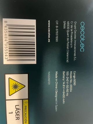 Aspiradora-friegasuelos robot CECOTEC 6090