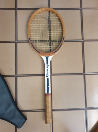 Racchetta tennis vintage legno