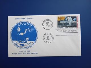 Busta primo giorno apollo 11