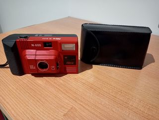 Cámara de fotos analógica.