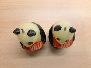 Candele panda - decorazione natalizia