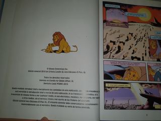 Libros Donald la vivienda y rey leon