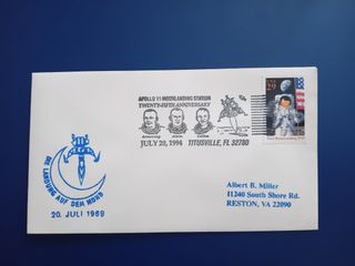 Busta primo giorno apollo 11