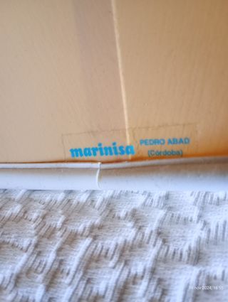 Lámpara de sobremesa madera y bronce