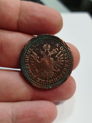 Austria 3 kreuzer 1851 moneda