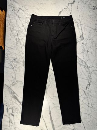 Pantalon tobillero negro massimo dutti