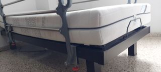 cama articulada eléctrica y colchón 90x190