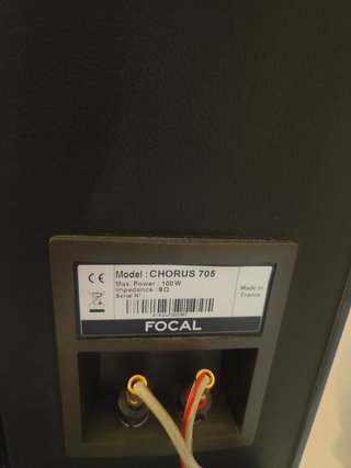 Altavoz estantería focal 705
