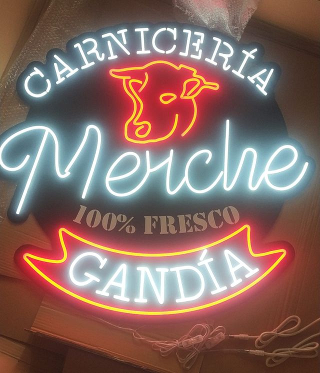 Carteles neon led personalizados