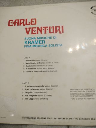 Vinile fisarmonica Carlo Venturi