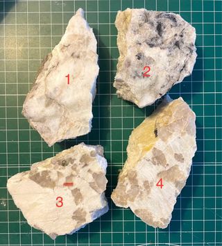 PEGMATITA Clases de visu Acuario Rocas elegir