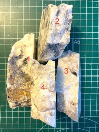 PEGMATITA Clases de visu Acuario Rocas elegir