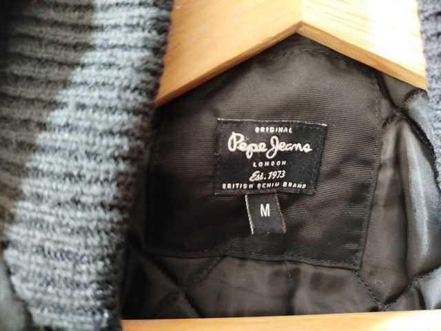Chaqueta negra lana Pepe Jeans