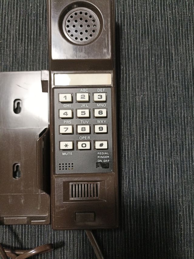 Vecchio telefono Vintage anni 80 