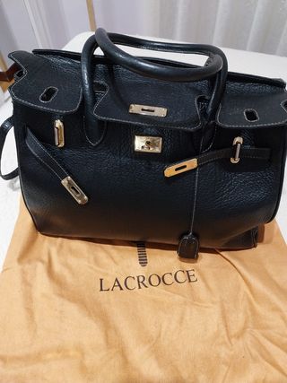 Bolso mujer firma La Crocce piel. 