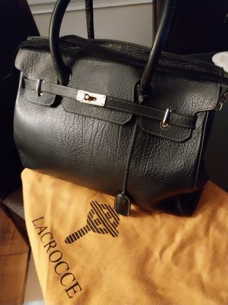 Bolso mujer firma La Crocce piel. 