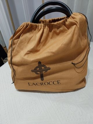 Bolso mujer firma La Crocce piel. 