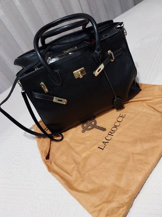 Bolso mujer firma La Crocce piel. 