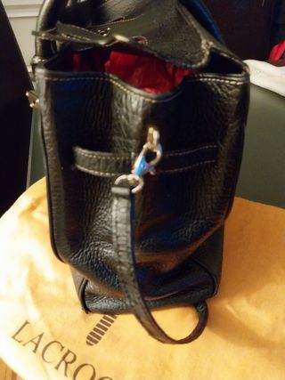 Bolso mujer firma La Crocce piel. 