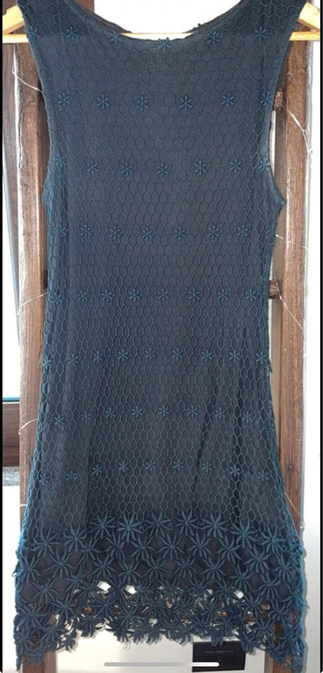 Vestito smanicato antracite Zara