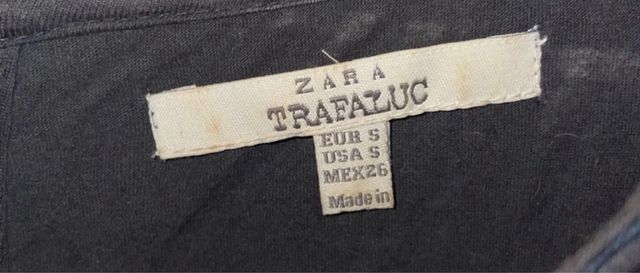 Vestito smanicato antracite Zara